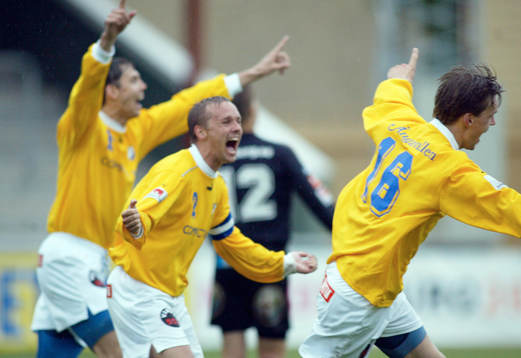 Jens Nordström, IFK Malmö jublar, jubel