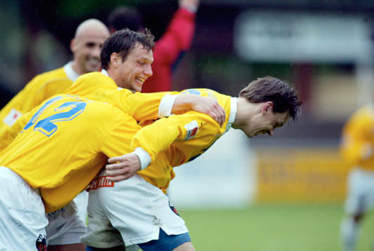 Jens Nordström, IFK Malmö, jublar, jubel