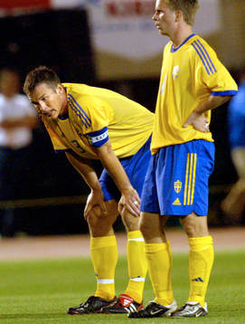 Patrik Andersson och Tobias Linderoth, Sverige