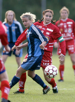 Karin Ottosson, Djurgården och Åsa Backman, Alvik
