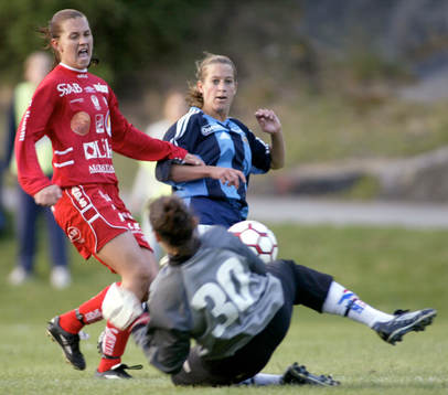 Therese Brogårde, Alvik och Linnea Gjersvald, Djurgården
