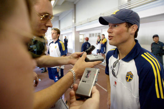 Fredrik Ljungberg, Sverige. Press, intervju