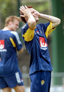 Fredrik Ljungberg, Sverige,  skadad