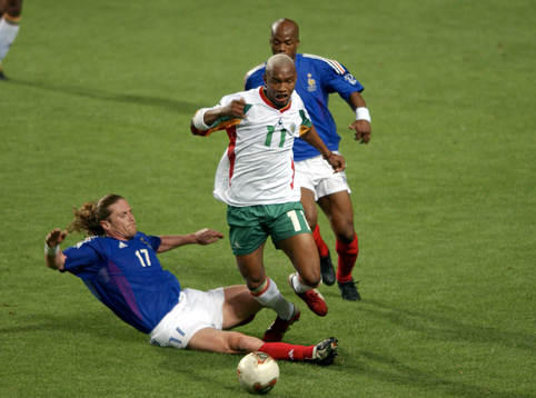 Emmaunel Petit och Sylvain Wiltord, Frankrike och El Hadji
