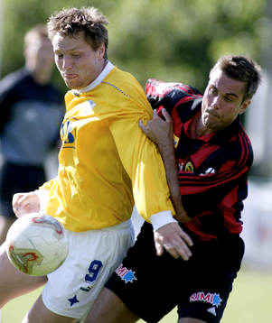Jörgen Svensson, IFK Malmö och Peter De Flon,
