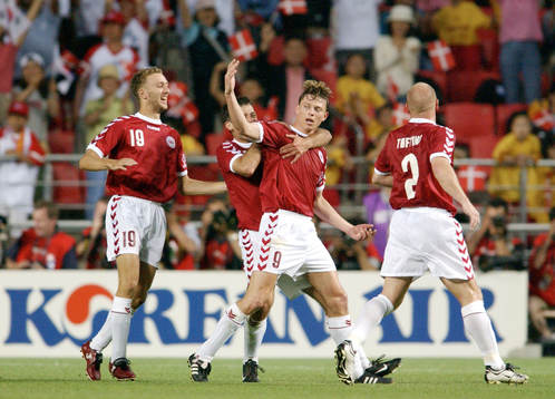 Jon Dahl Tomasson, Danmark, jublar (jubel)