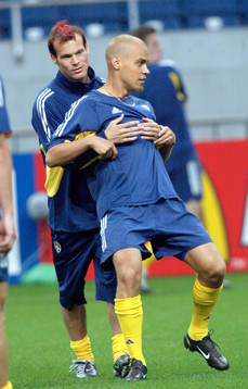 Fredrik Ljungberg och Tomas Antonelius, Sverige