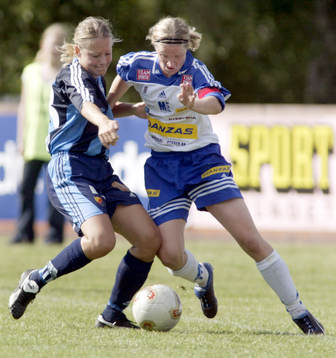 Victoria Svensson, Älvsjö och Tina Kindvall, Djurgården