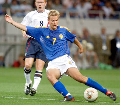 Niclas Alexandersson kvitterar till 1 - 1