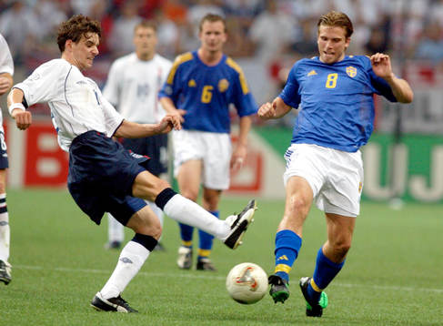 Anders Svensson, Sverige och Owen Hargraeves, England