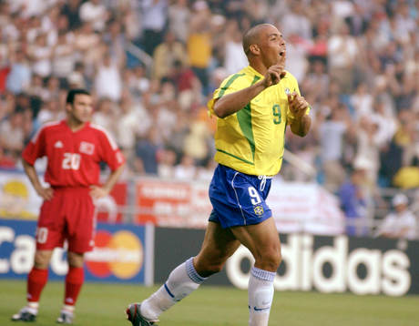 Ronaldo, Brasilien jublar, jubel