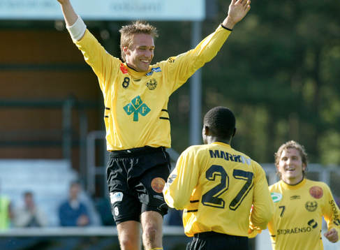 Mattias Rosén, Mjällby, jublar (jubel)