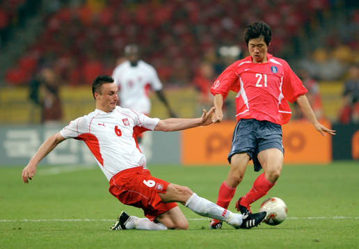 Ji Sung Park, Korea och Tomasz Hajto, Polen