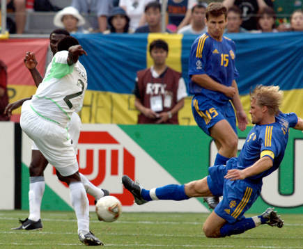 Joseph Yobo, Nigeria, Johan Mjällby och Andreas Jakobsson