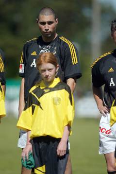 Allyson (Brasilien) som provspelade för AIK