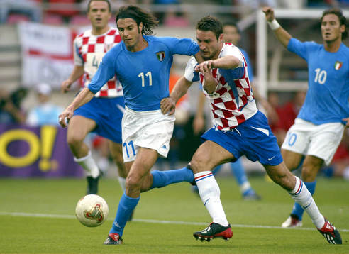 Cristiano Doni, Italien och  Robert Kovac, Kroatien