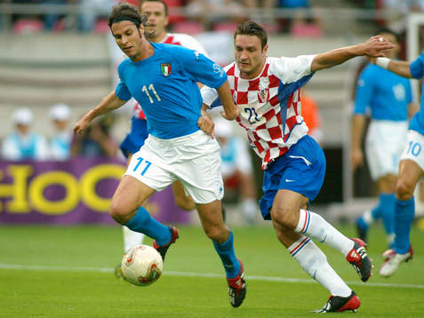 Cristiano Doni, Italien och  Robert Kovac, Kroatien