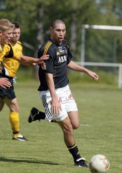 Allyson (Brasilien) som provspelade för AIK