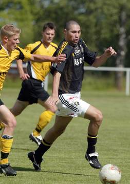 Allyson (Brasilien) som provspelade för AIK