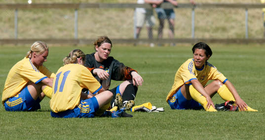 Hanna Marklund, Caroline Jönsson, Victoria Svensson och