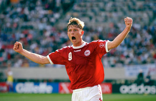 Jon Dahl Tomasson, Danmark, jublar, jubel