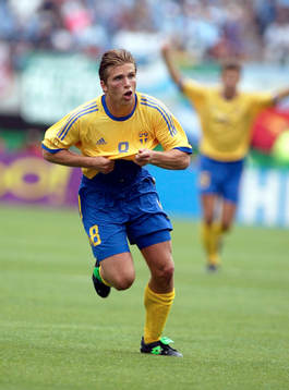 Anders Svensson, Sverige, jublar, jubel
