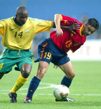 Nomvethe, Sydafrika och Xavi, Spanien