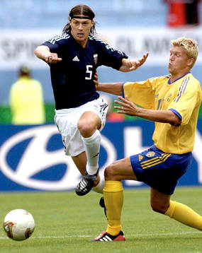 Matias Almeyda, Argentina och Marcus Allbäck, Sverige