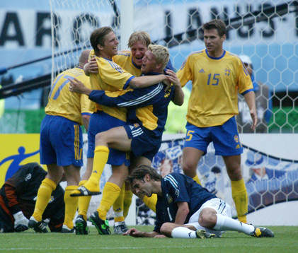 Anders Svensson, Johan Mjällby, Marcus Allbäck och