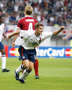 F020615 Fotboll, VM, England - Danmark