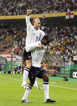 Fotboll, VM, England - Danmark