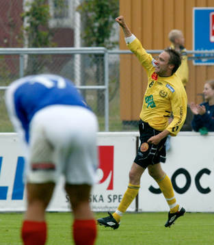 Mattias Rosén har kvitterat och räddat en Mjällby-poäng
