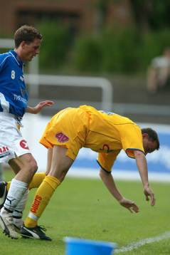Kristian Haynes, Trelleborg ser Mattias Eriksson, Ängeholm