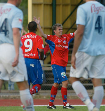Magnus Fribrock, Helsingborg visade vägen med sitt 1-1