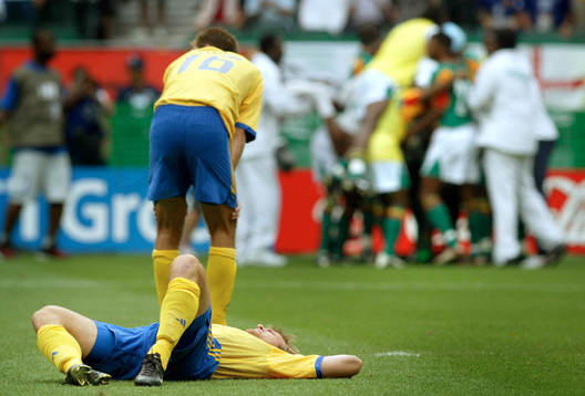 Mattias Jonson och Teddy Lucic deppar (depp) och Senegal