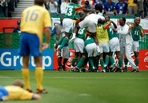 Senegal jublar och Sverige deppar, depp