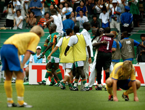 Senegal jublar och Sverige deppar