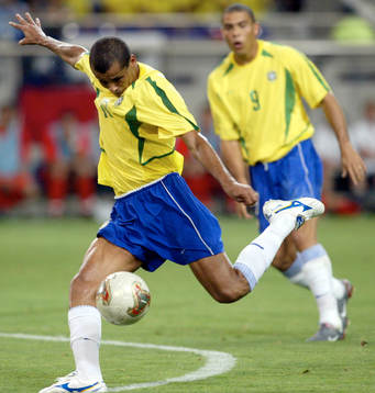 Rivaldo, Brasilien gör 1-0 målet
