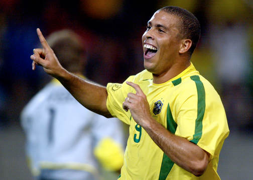 Ronaldo, Brasilien. Jubel, glädje
