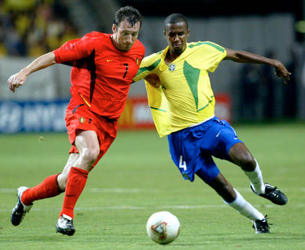 Marc Wilmots, Belgien och Roque Junior, Brasilien