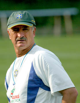 Luiz Felipe Scolari, förbundskapten Brasilien
