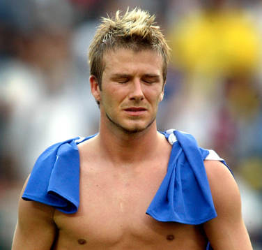 David Beckham, England, deppar (depp)