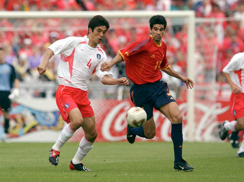 Jin Cheul Choi, Korea och Juan Carlos Valeron, Spanien