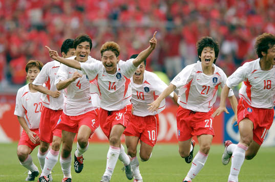 Sydkorea (Korea) Jubel