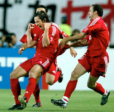 Ilhan Mansiz, Turkiet (Jubel, Golden Goal, Sudden Death,