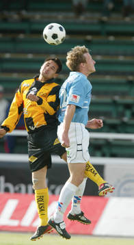 Nickduell mellan Johan Lind, Häcken och Daniel