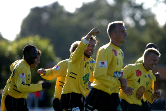 Mattias Rosén, Mjällby, jubel