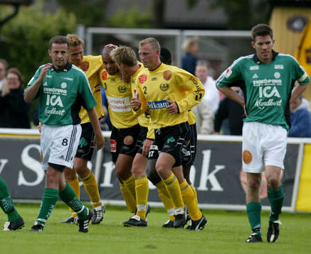 1-0 av Marcus Senften, Mjällby, Enköping deppar (depp)