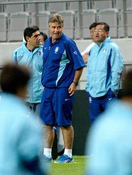 Gus Hiddink, tränare Sydkorea (Korea)