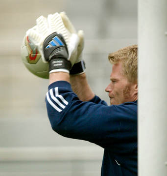 Oliver Kahn, målvakt Tyskland